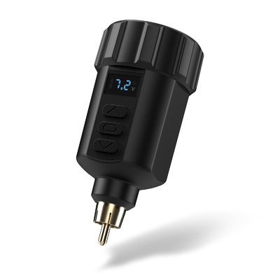 kopen 1500 mAh Tattoo Machine stroomtoevoer RCA draadloze tatoeagebatterij online vervaardiging