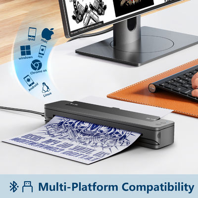 kopen CNC T106 P8011 tatoeage stencil machine P8008 Upgrading Beste tatoeage thermische printer online vervaardiging