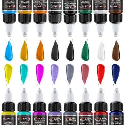 kopen Waterdichte tatoeage-ink 1/2 oz tatoeagepigmenten voor permanente make-up online vervaardiging
