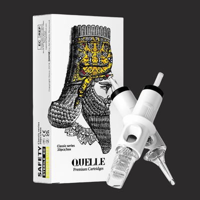 kopen Witte eenmalige tatoeagepatroon naald met enkelvoudige verpakking 12x6x4cm online vervaardiging