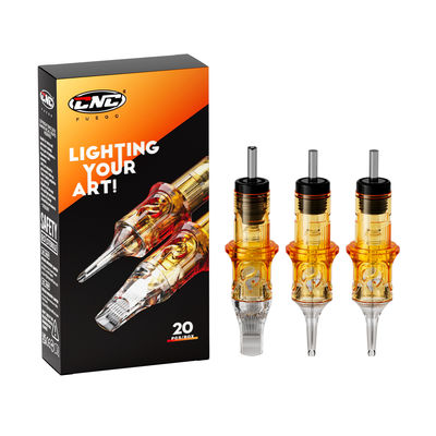 CNC Fuego roestvrij staal ronde shader tatoeage naalden eenmalig gebruik magnum naald tatoeage 0,30mm tatoeage cartridge naald roestvrij staal EO gas gesteriliseerd CNC tatoeage naalden