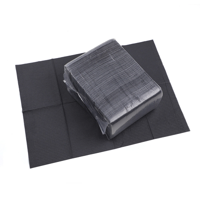Zwarte wegwerpbibs 125pcs/zak Patiëntbibs tandheelkundig
